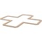 Ekena Millwork 638W x 638H x 14T Large Fowler Decorative Fretwork Wood Ceiling Panels, Red Oak CELW60X60X0250FLRRO - alternate 5